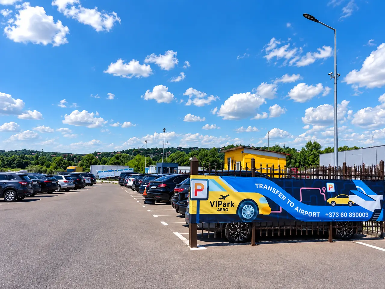 Парковка у аэропорта Кишинёва — VIPark AERO